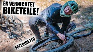 Zerstören diese TRAILS sein MOUNTAINBIKE? 3 Länder Enduro Trails mit FREERIDE FLO