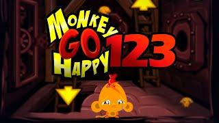 Игра "Счастливая Обезьянка 123" (Monkey GO Happy 123) - прохождение