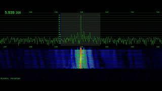 HAARP Artificial Periodic Inhomogeneity 5940 kHz | Signal Phantom