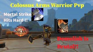 Colossus Arms Warrior - (Battlegrounds Pvp Highlights #10) - Wow The War Within 11.0.2