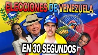 ELECCIONES EN VENEZUELA EN 30 SEGUNDOS