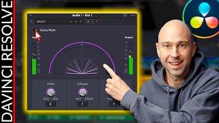 Create Space with the STEREO WIDTH Audio Effect in DaVinci Resolve 17 | Audio Effects Series