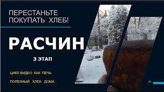  Домашний ржаной хлеб 3 этап -КВАС с бомбическим ягодным ароматом!.Постановка расчина-опары.рецепт