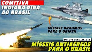 Em troca do C-390, caças Tejas, mísseis BRAHMOS e sist. antiaéreos: Comitiva da Índia virá ao Brasil