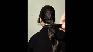 easy hair design of hair pin clip, plz like and subscribe #ytshorts #shortsvideo #viral #hairdesign