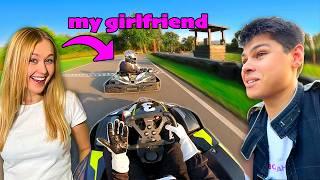 I took my GIRLFRIEND karting and here's what happened...