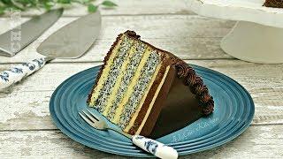 Tort Tosca cu blat cu mac si crema de vanilie | AdyGio Kitchen