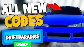 ALL DRIFT PARADISE CODES! (January 2022) | ROBLOX Codes *SECRET/WORKING*