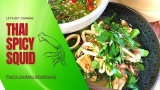 Thai spicy squid recipe