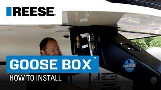 REESE® Goose Box™ Installation - RV Pin Box to Gooseneck Adapter for 5th Wheel Trailers - PN:94920