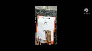 How to draw realistic eye | DIY eye drawing /arts !craft ! fun!