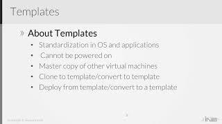 17  vApps, Clones and Templates  Part 2