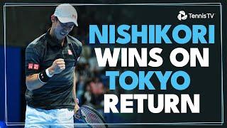 6 Years Later...Kei Nishikori Wins On Return To Tokyo vs Cilic 