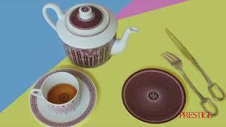 Dine in Pretty with Hermès tableware: H Deco Rouge - Bread & Tea