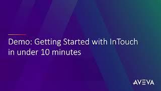 InTouch HMI Demo Getting started in 10 min