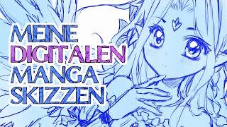 Meine digitalen Manga Skizzen