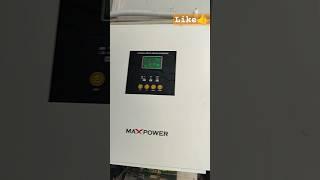 MaxPower Solar inverter #shortvideo #solarmusic #youtube #youtubeshorts