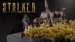 Stalker diorama. Snork attacks