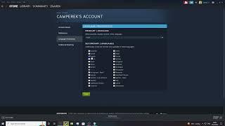 Steam 2022 - How To Change Store Language Preference