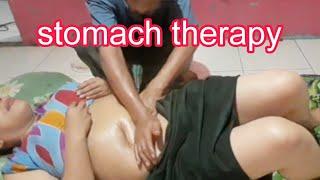 relaxing stomach massage for health