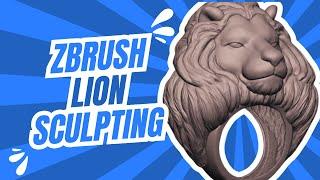 "ZBrush Lion Sculpting Tutorial | Step-by-Step Guide to Creating a Majestic Lion"