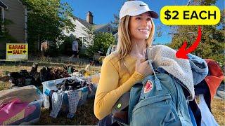 Striking Yard Sale GOLD in MILLION DOLLAR Neighborhood (for cheap!!)