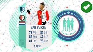 FIFA 18 Robin Van Persie FUT Birthday SBC Complete