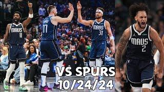 Dallas Mavericks Team Highlights vs the Spurs (10.24.2024)