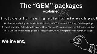 GP creative GEM packages explained