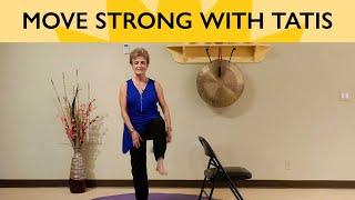 Vibrant Aging Yoga – Standing Chair Yoga with Tatis Cervantes-Aiken