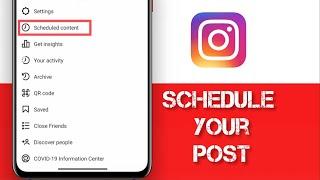 How To Schedule Instagram Posts on Android || Set Schedule Posts on Instagram