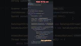 Chat application using socket programming in Java #java #challenge #coding