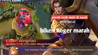Tank tigreal prank mati di awal || pada akhir nye menjadi penyelamat