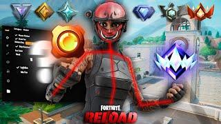 Using Fortnite Cheats To Speed run From Unranked To UNREAL In Ranked Reload Mode (Impact Fortnite)