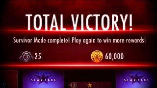 Injustice Mobile - How to beat Survivor Mode (All 21 fights in one run)