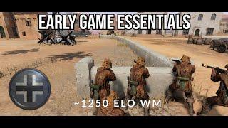 Early Game Essentials | COH3 Coaching Session | ~1250 ELO Wehrmacht