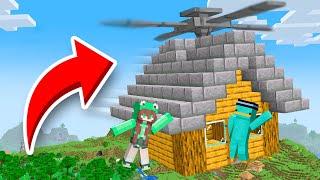 Construimos una Casa HELICÓPTERO Funcional en Minecraft con LA FAN LOCA!