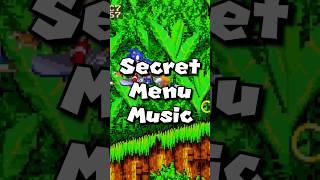 SECRET Menu Music in Sonic 3 #sonic