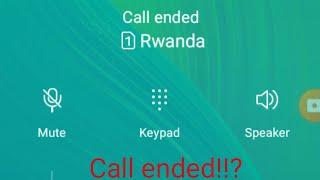 Uko wakuramo Call ended// How to solve call ended problem.