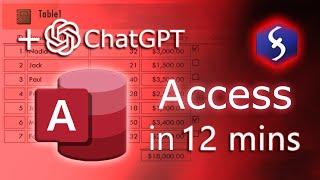 Microsoft Access - Tutorial for Beginners in 12 MINS!  [ + AI USE ]