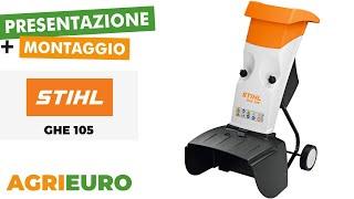 Presentazione e montaggio STIHL GHE 105 - Biotrituratore elettrico a coltelli reversibili