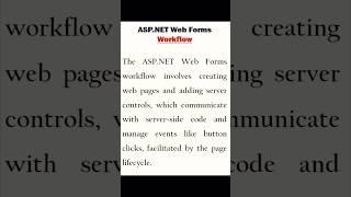 What is Asp.Net Webforms ? #webforms #aspnet #dotnetframework #dotnet #aspnetmvc #aspnetcore #net