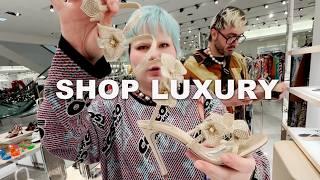 LUXURY SHOPPING VLOG  at NEIMAN MARCUS ft. Schiaparelli, Chanel, Saint Laurent, AlaÏa..