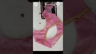 blouse nack design ||Full video of blouse cutting and stitching #backdesign #blouse #ytshorts