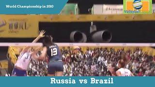 Women`s volleyball. Best games.  Russia-Brazil