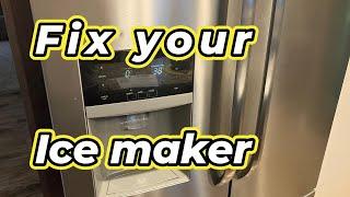 Refrigerator ice maker issue - Here's how I fixed it