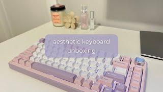 Upgrading My Workspace Series | Aesthetic Keyboard ASMR Unboxing | Yunzii B75 Pro Sound Test