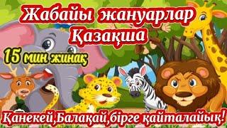 ЖАНУАРЛАР МЕН АҢДАР  ЖИНАҚБАЛАЛАРДЫҢ СӨЙЛЕУ ҚАБІЛЕТІН ДАМЫТҚЫШ  #балаларға #мультик