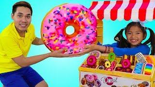 Wendy Pretend Play with Donut Bakery Shop Pretend Food Toys