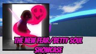 THE NEW BETTY/FEAR SOUL SHOWCASE!!! | Glitchtale : Battle of souls (Roblox)